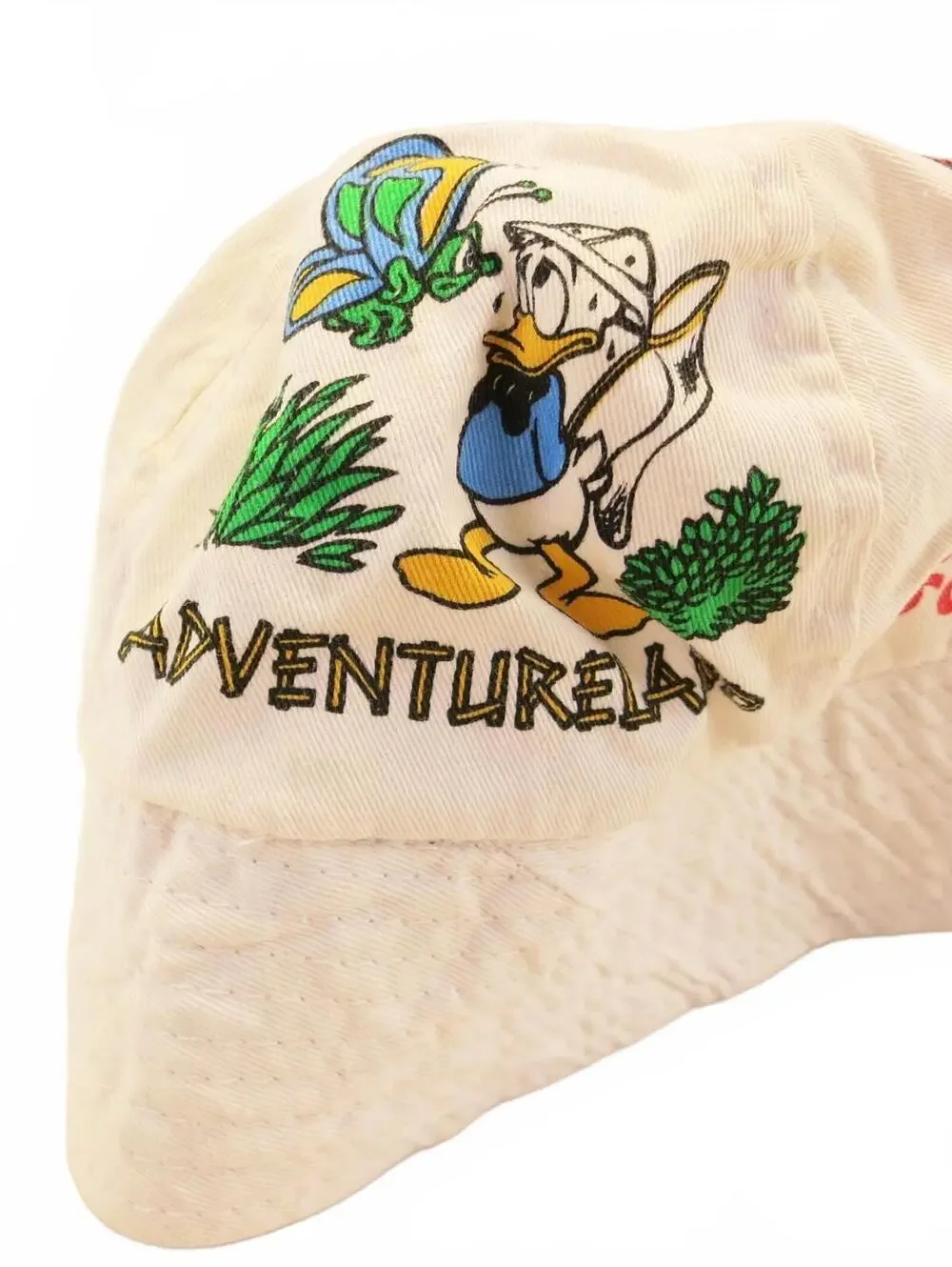 Kids Disney Tomorrowland Frontierland Adventureland Fantasyland Hat 1970s-80s - Picture 4 of 6